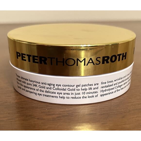 Peter Thomas Roth 24K Gold Hydra-Gel Eye Patches, 30 Count, NWOB - Picture 4 of 4